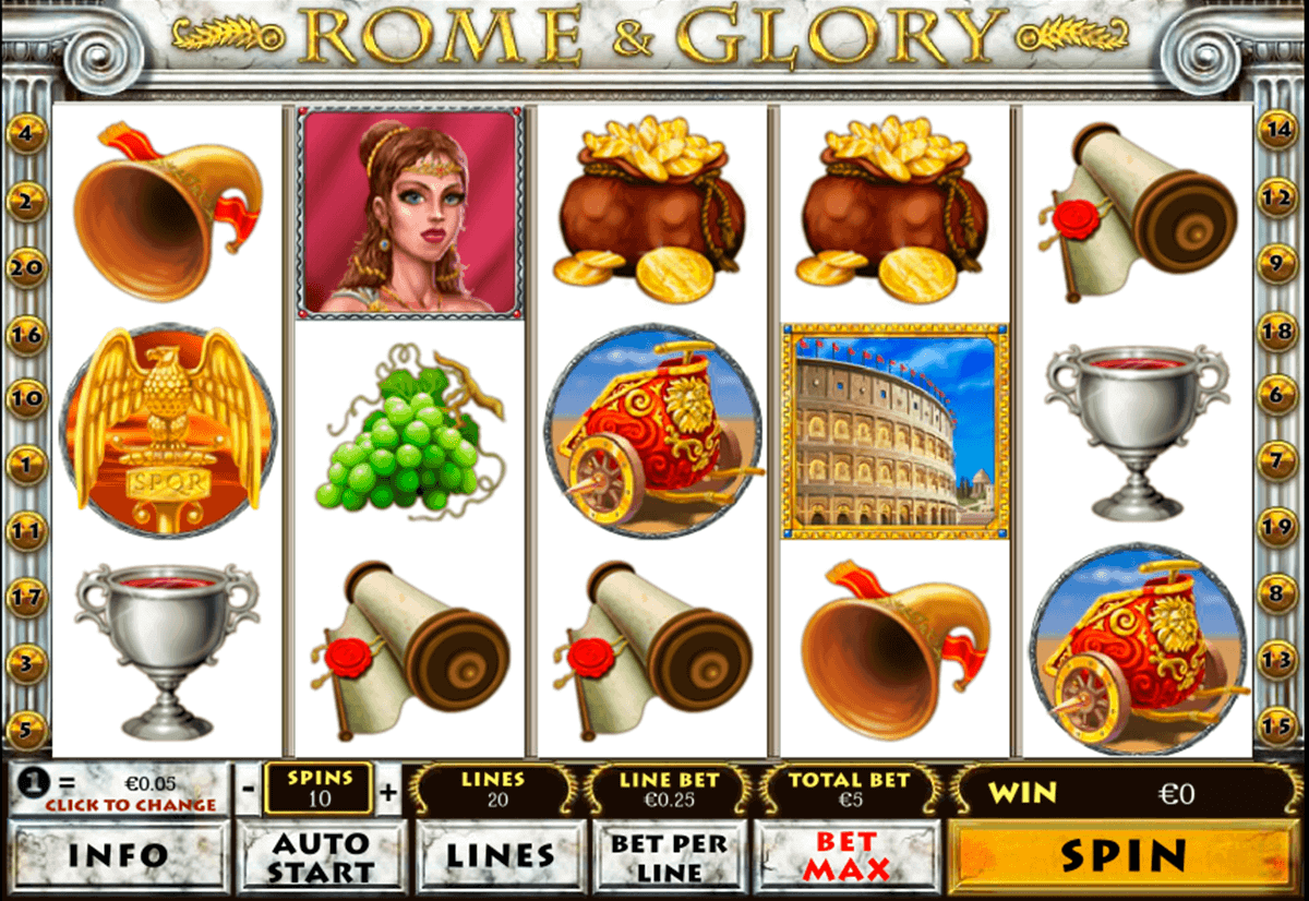 glory of rome casino poster for sale