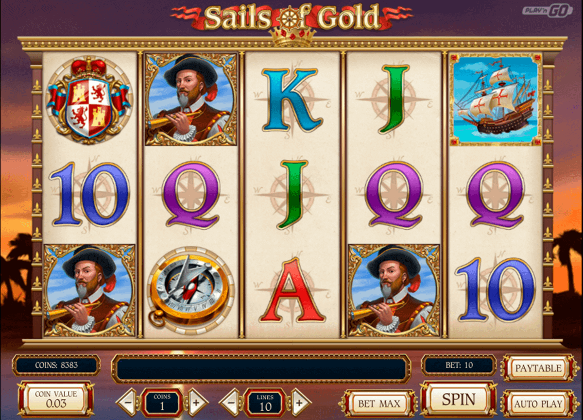 sails of gold playn go 