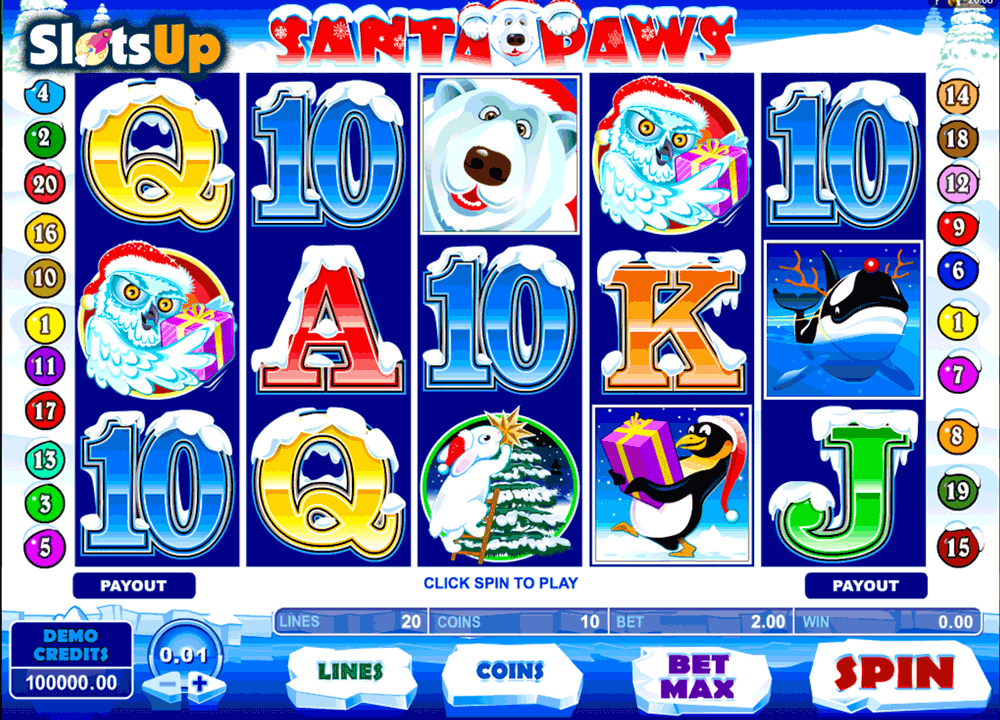 santa paws microgaming casino slots 