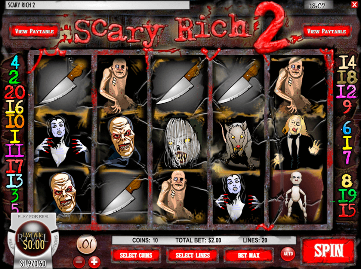 Scary Rich Slot Machine Bonus Round