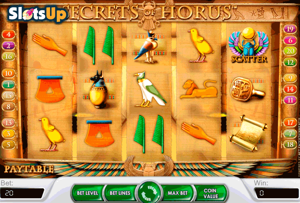 secrets of horus netent casino slots 