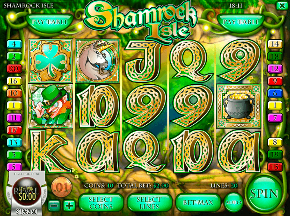 shamrock isle rival casino slots 