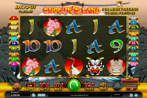 Shoguns Land Habanero Slot Machine 