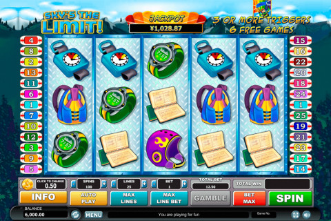 Skys The Limit Habanero Slot Machine 