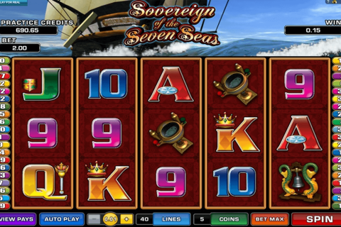 Sovereign Of The Seven Seas Microgaming Casino Slots 