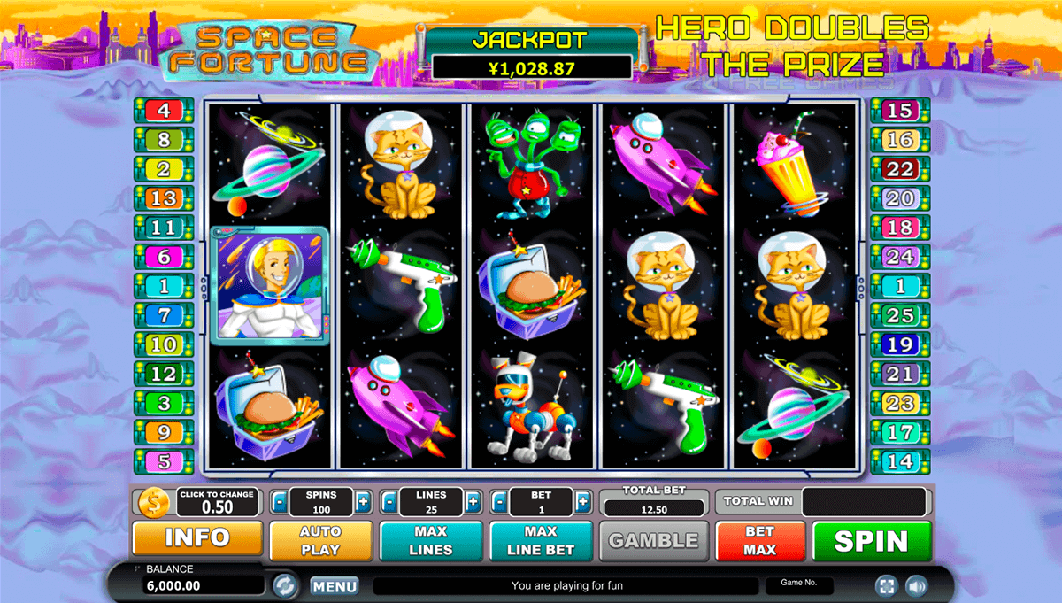 space fortune habanero slot machine 