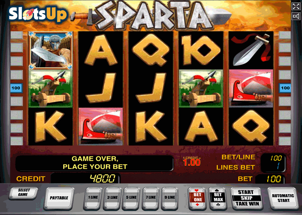 sparta novomatic casino slots 
