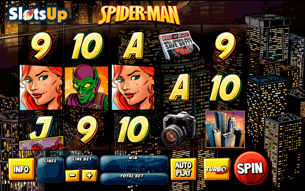 spider man attack of the goblin playtech casino slots 