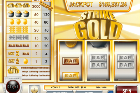 Strike Gold Rival Casino Slots 