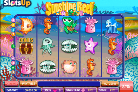 Sunshine Reef Microgaming Casino Slots 