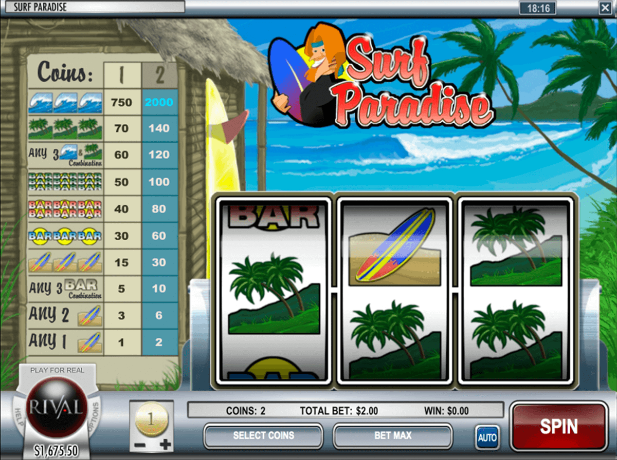 surf paradise rival casino slots 