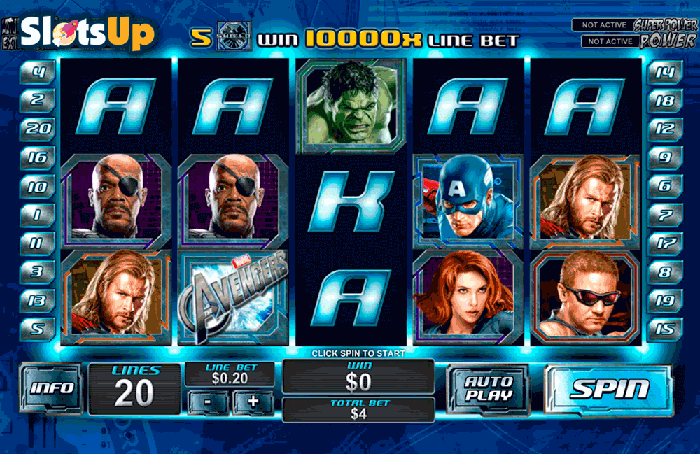the avengers playtech casino slots 