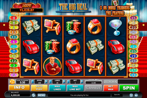 The Big Deal Habanero Slot Machine 