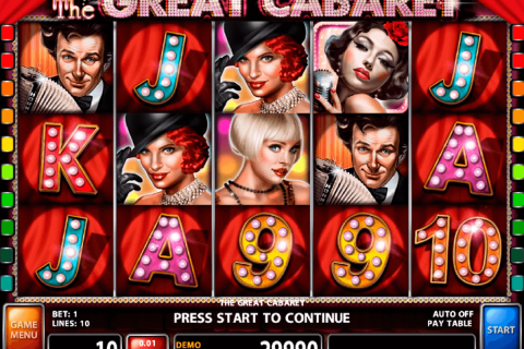The Great Cabaret Casino Technology Slot Machine 