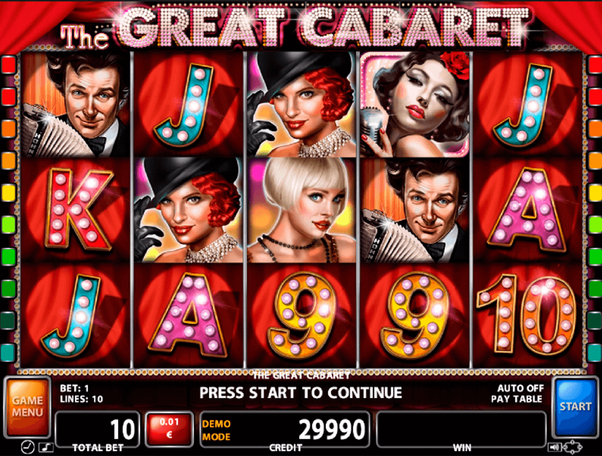 the great cabaret casino technology slot machine 