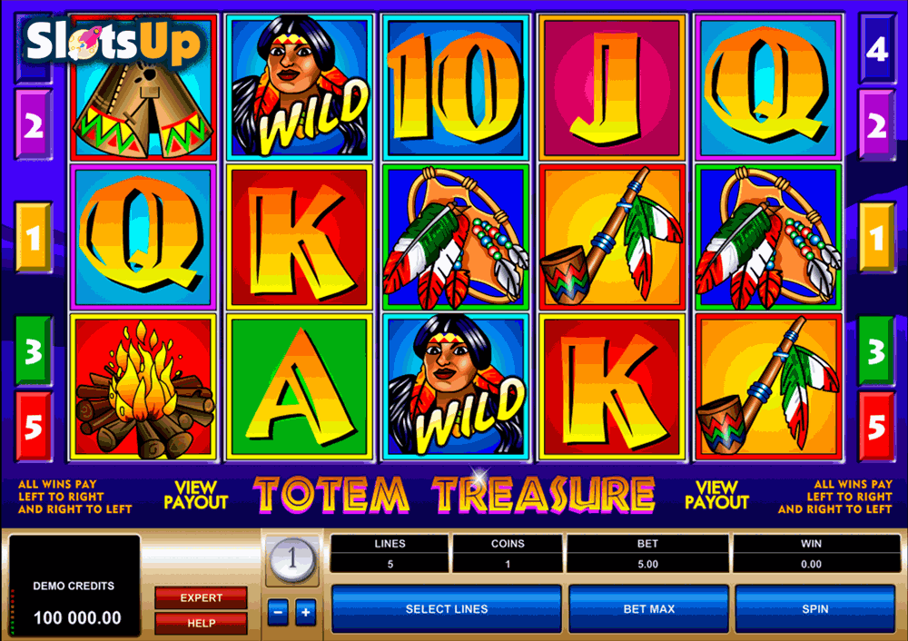 totem treasure microgaming casino slots 