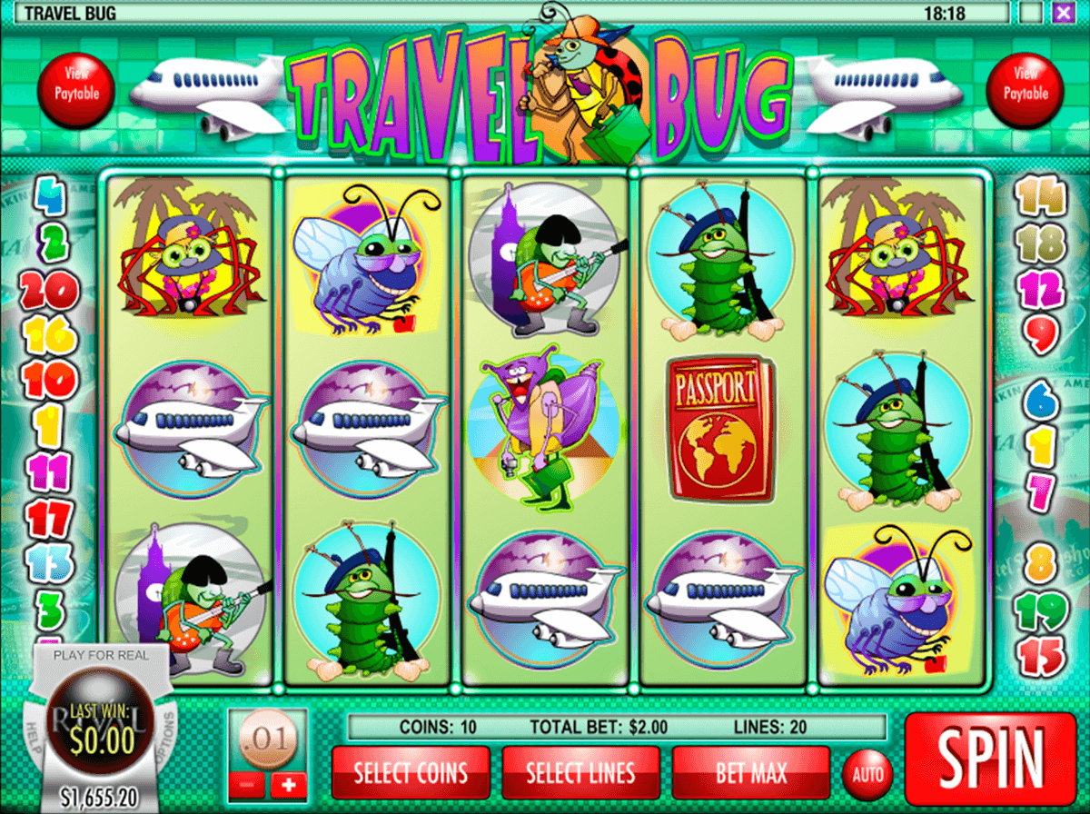 travel bug rival casino slots 