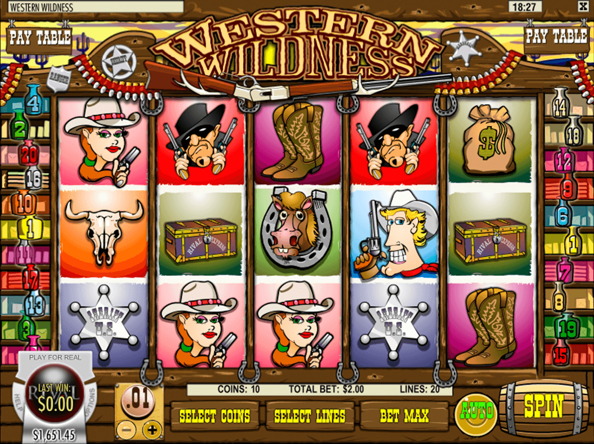 western wildness rival casino slots 