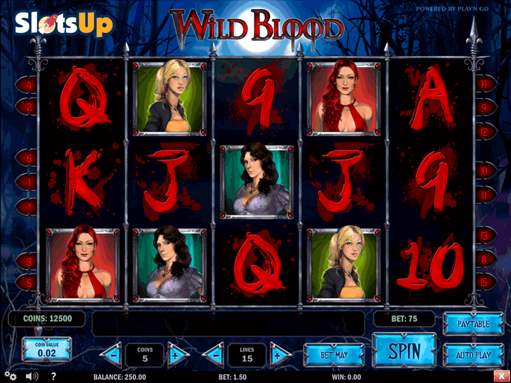 wild blood playn go casino slots 