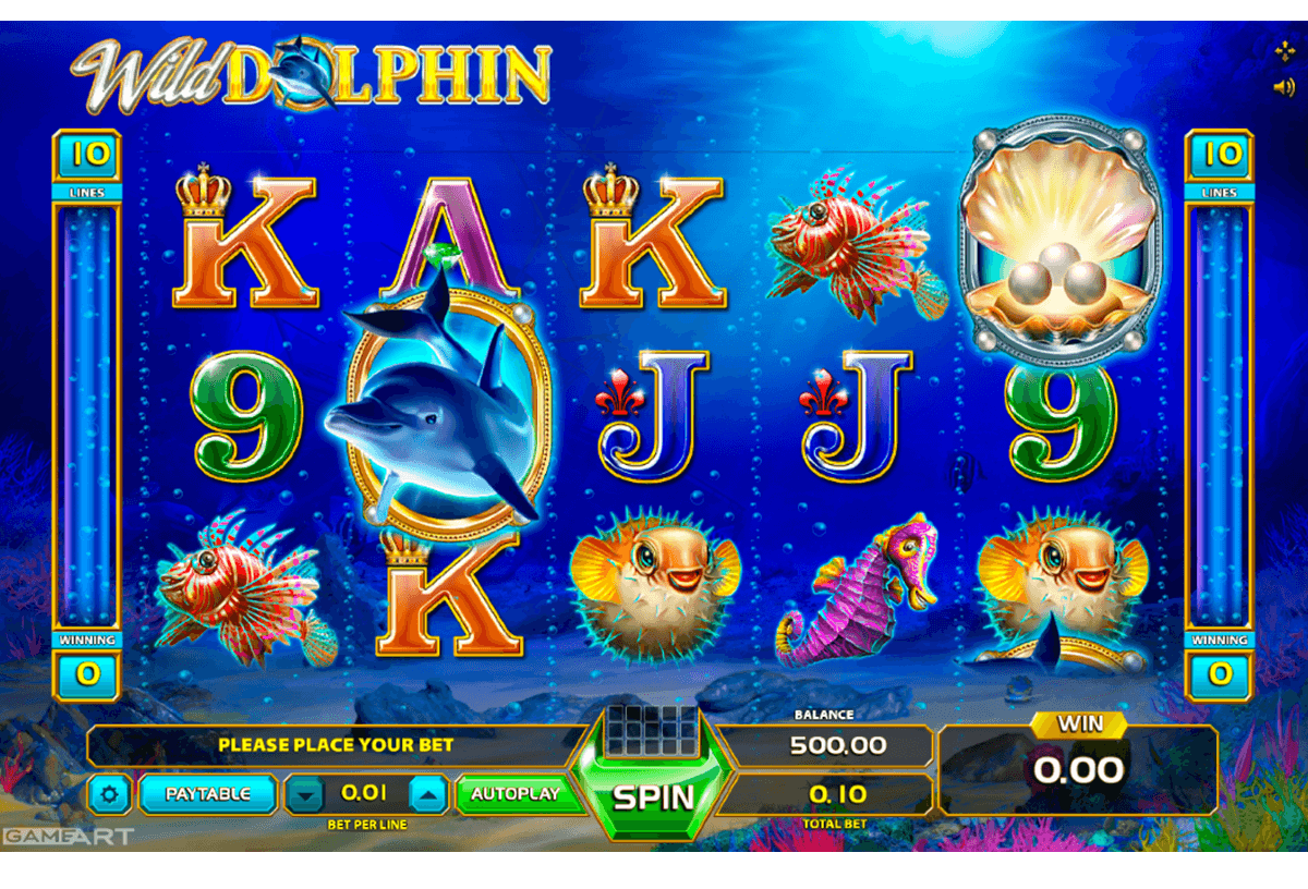 wild dolphin gameart casino slots 
