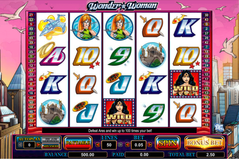 Wonder Woman Amaya Casino Slots 