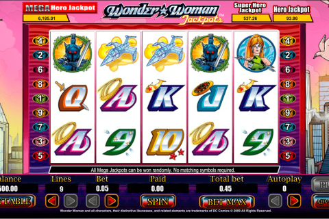 Wonder Woman Jackpots Amaya Casino Slots 