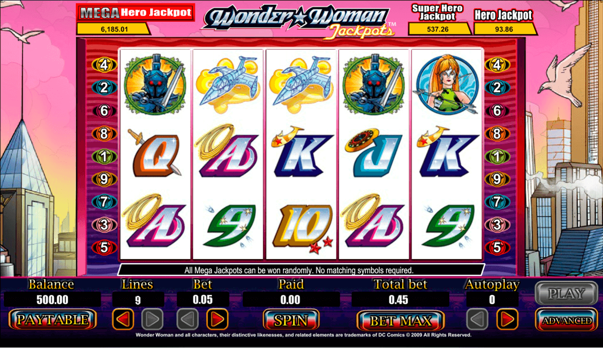 wonder woman jackpots amaya casino slots 
