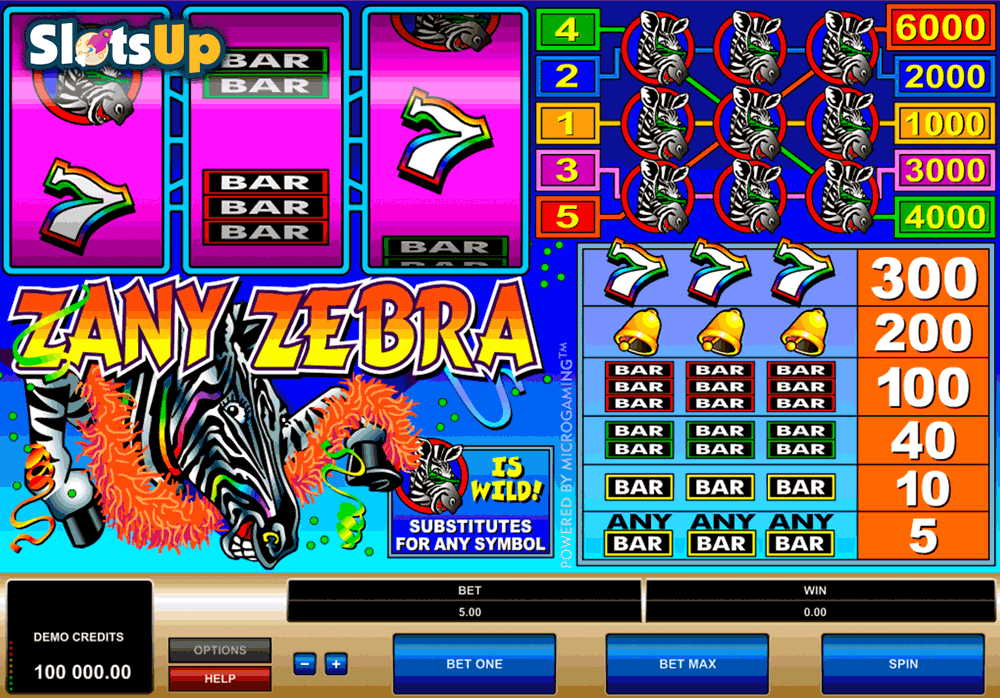 zany zebra microgaming casino slots 