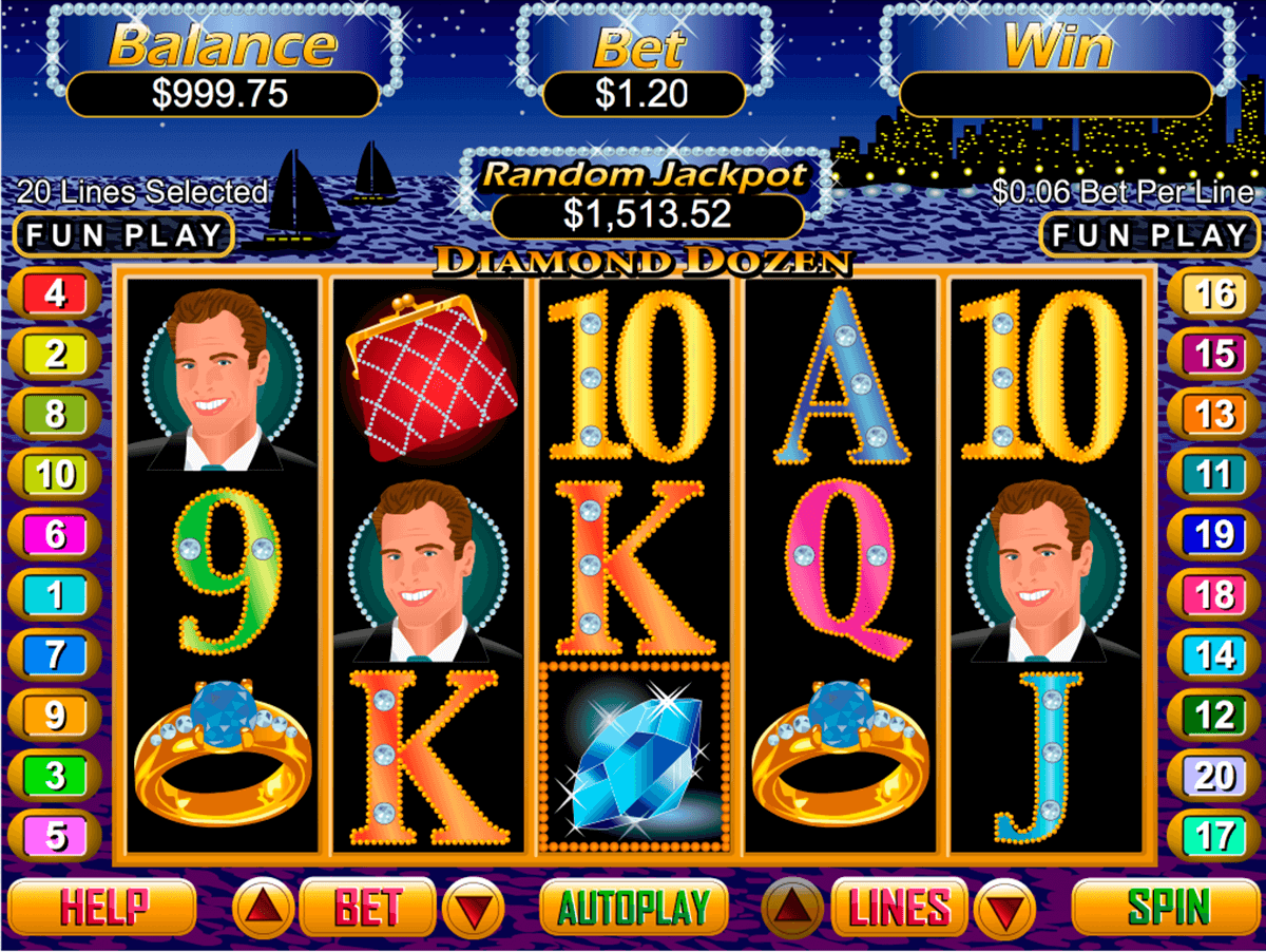 diamond dozen rtg casino slots 
