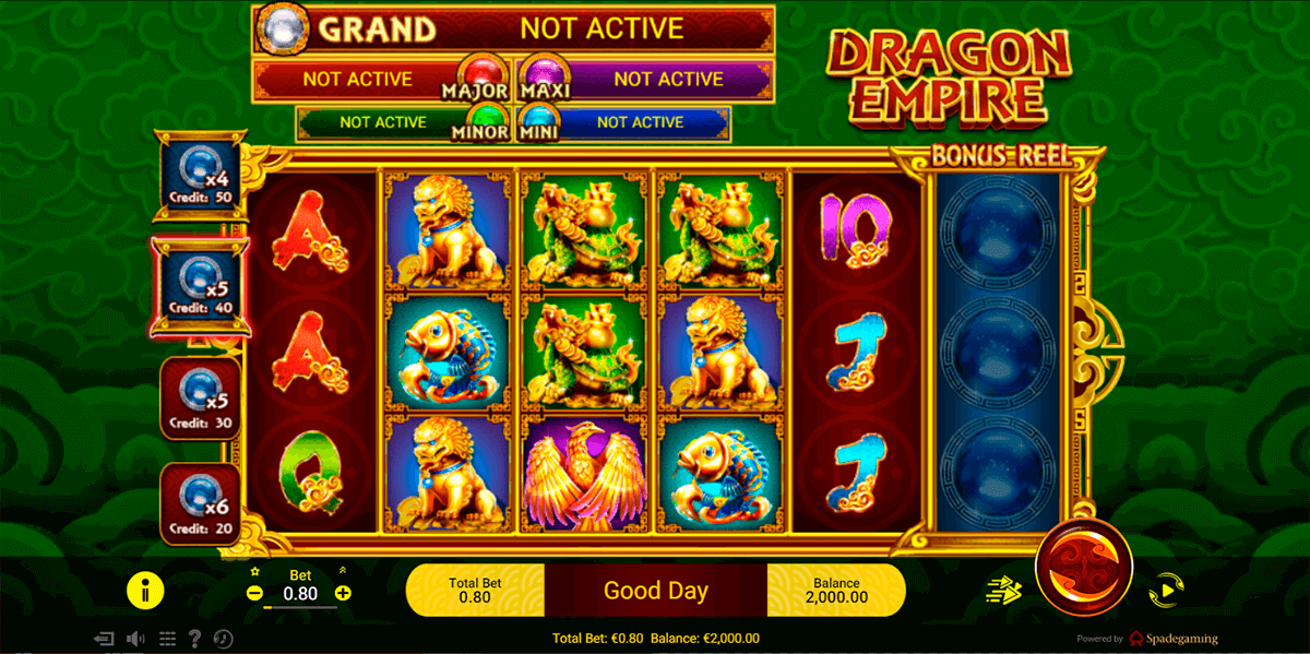 dragon empire spadegaming casino slots 