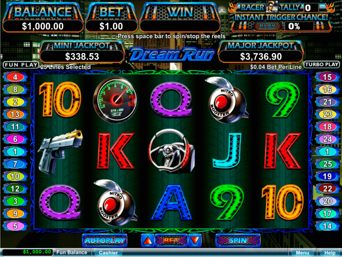 dream run rtg casino slots 
