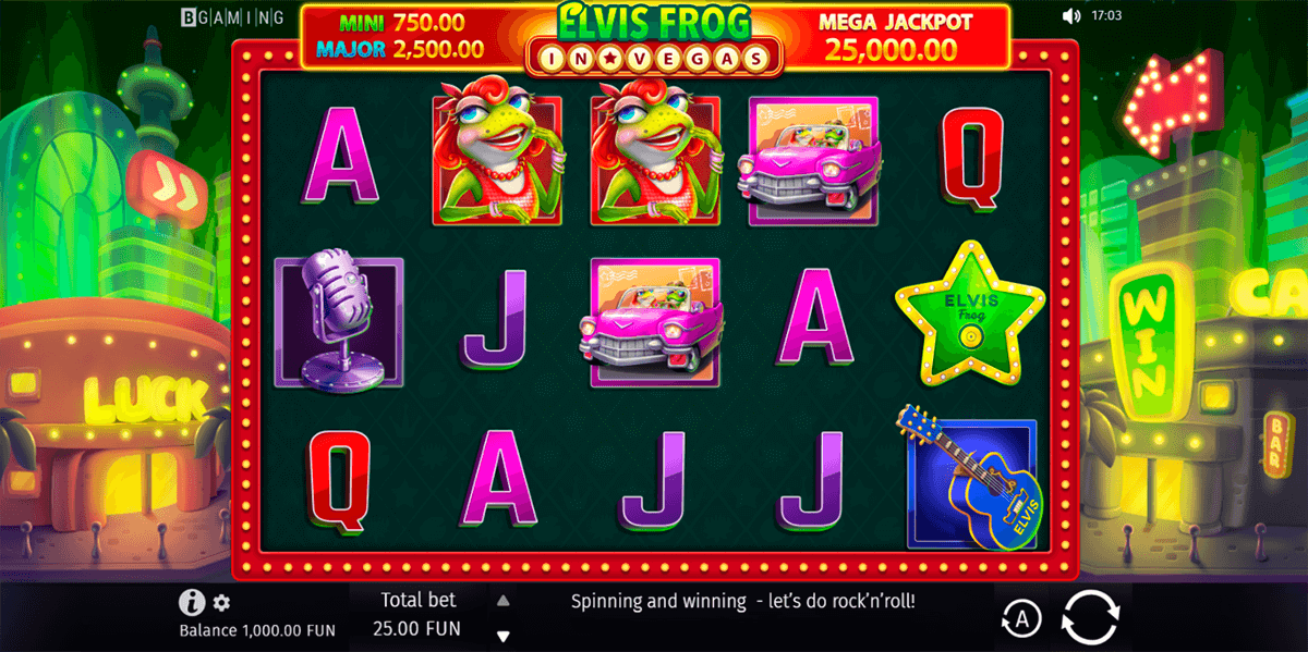 elvis frog in vegas bgaming casino slots 
