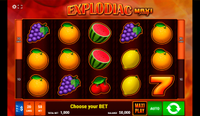 Explodiac Maxi Play Gamomat Casino Slots 