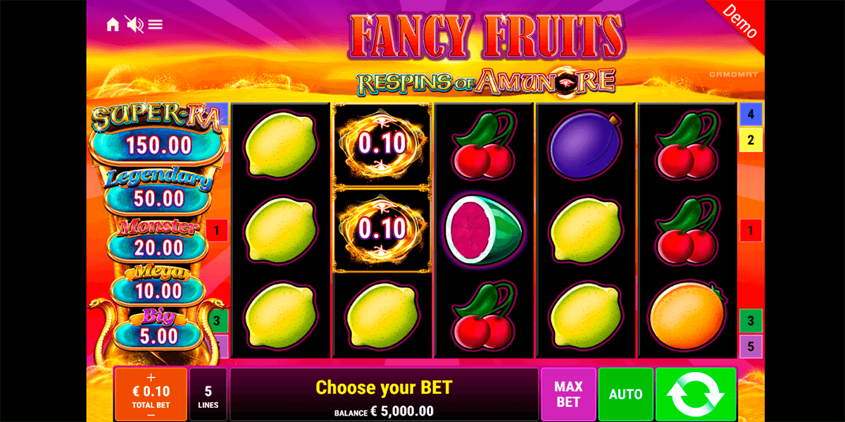 fancy fruits repins of amunre gamomat casino slots 