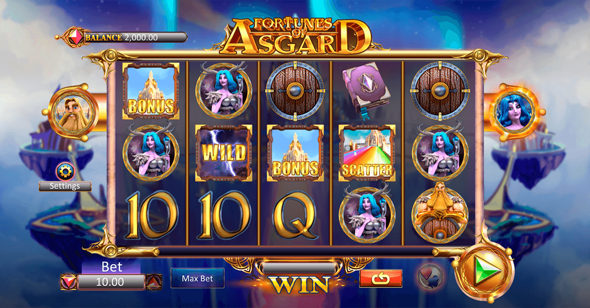 fortunes of asgard microgaming casino slots 