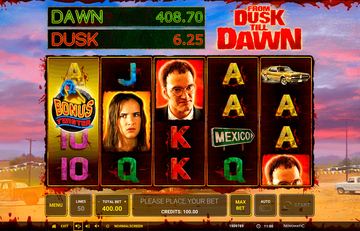 from dusk till dawn novomatic casino slots 