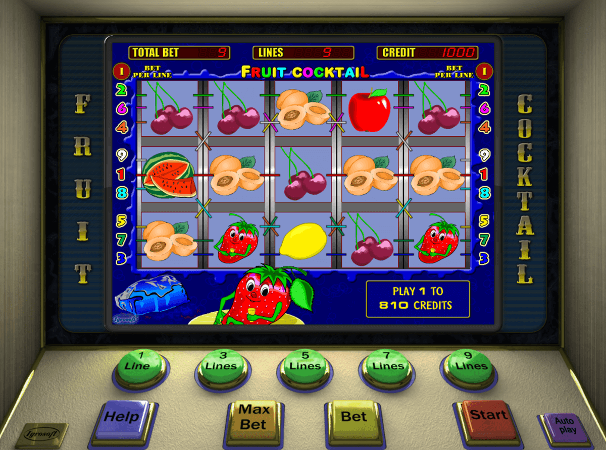fruit coctail igrosoft casino slots 
