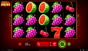 Fruits Jokers 20 Lines Playson Casino Slots 