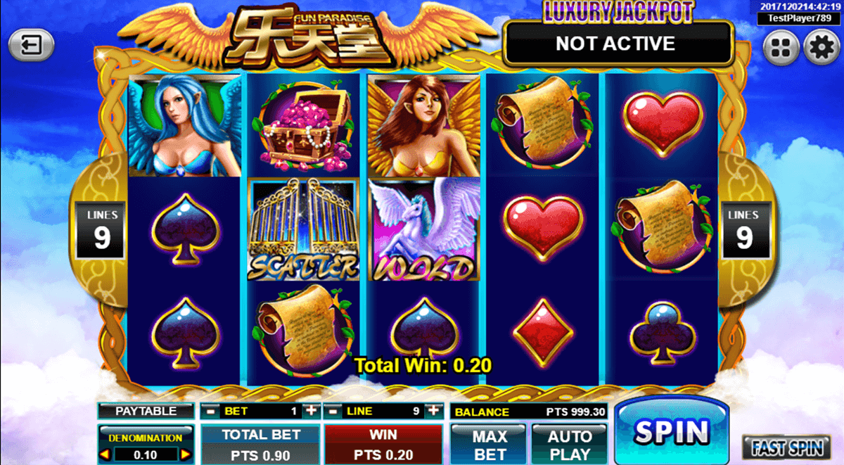 fun paradise spadegaming casino slots 