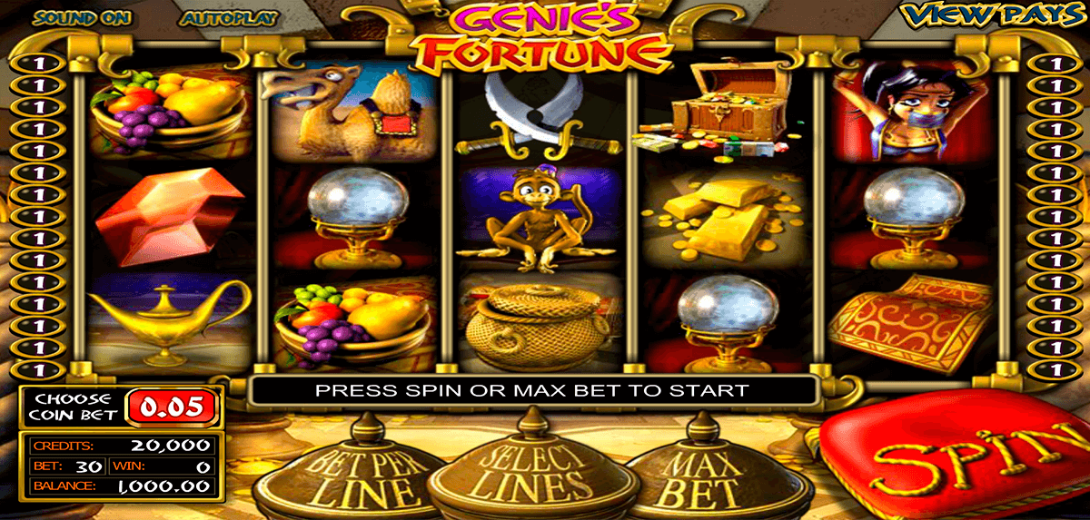 genies fortune betsoft casino slots 