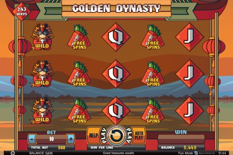 Golden Dynasty Spinomenal Casino Slots 