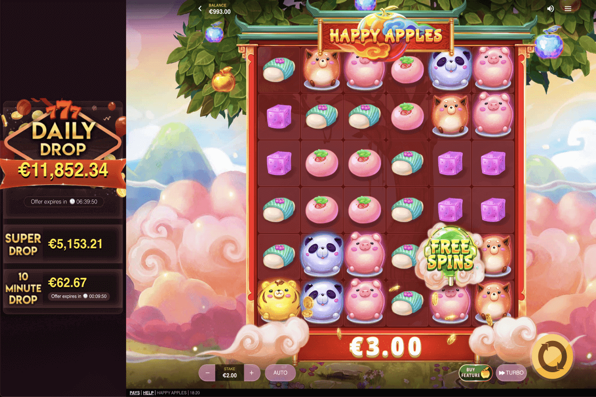 happy apples red tiger gaming 