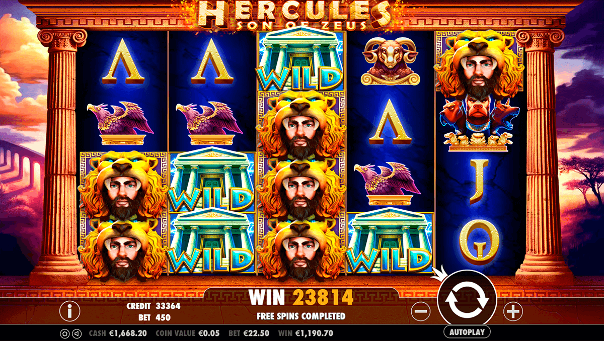 hercules son of zeus pragmatic casino slots 