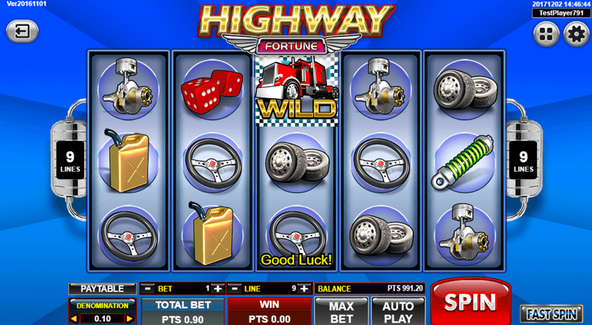 highway fortune spadegaming casino slots 