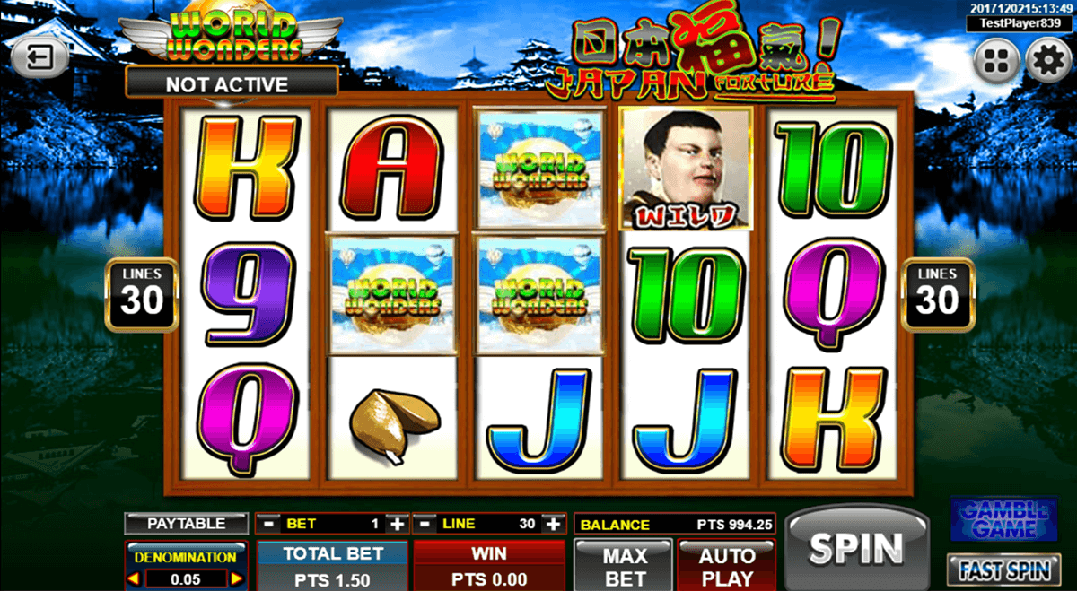 japan fortune spadegaming casino slots 