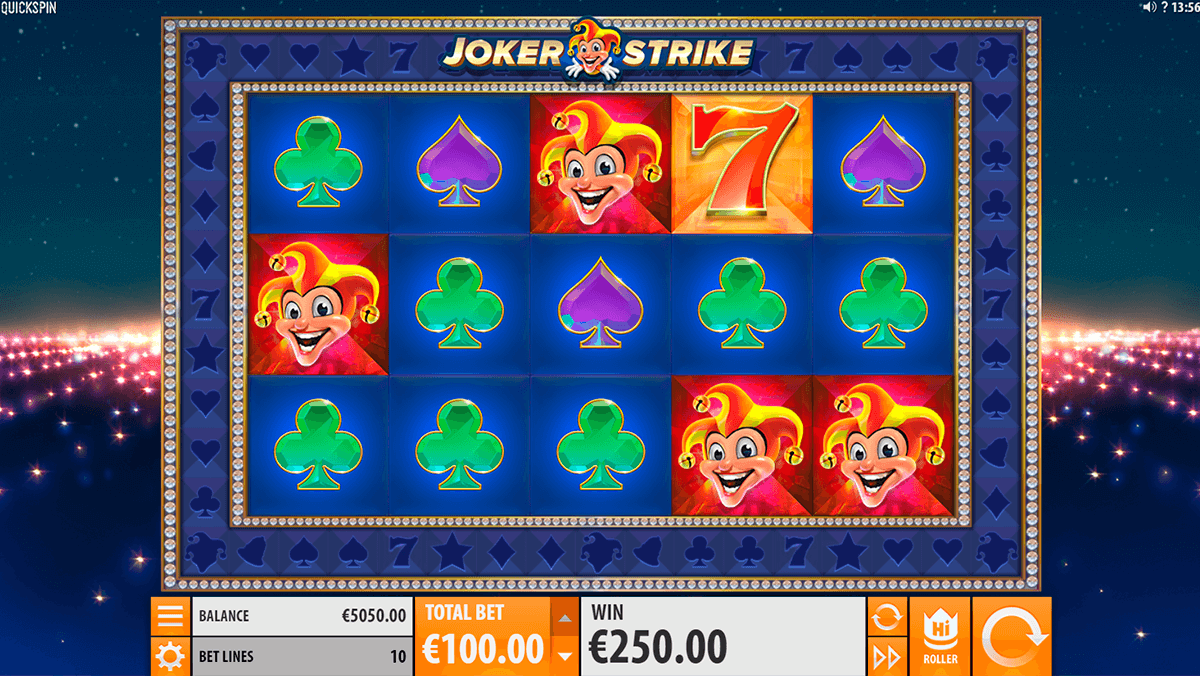 joker strike quickspin casino slots 