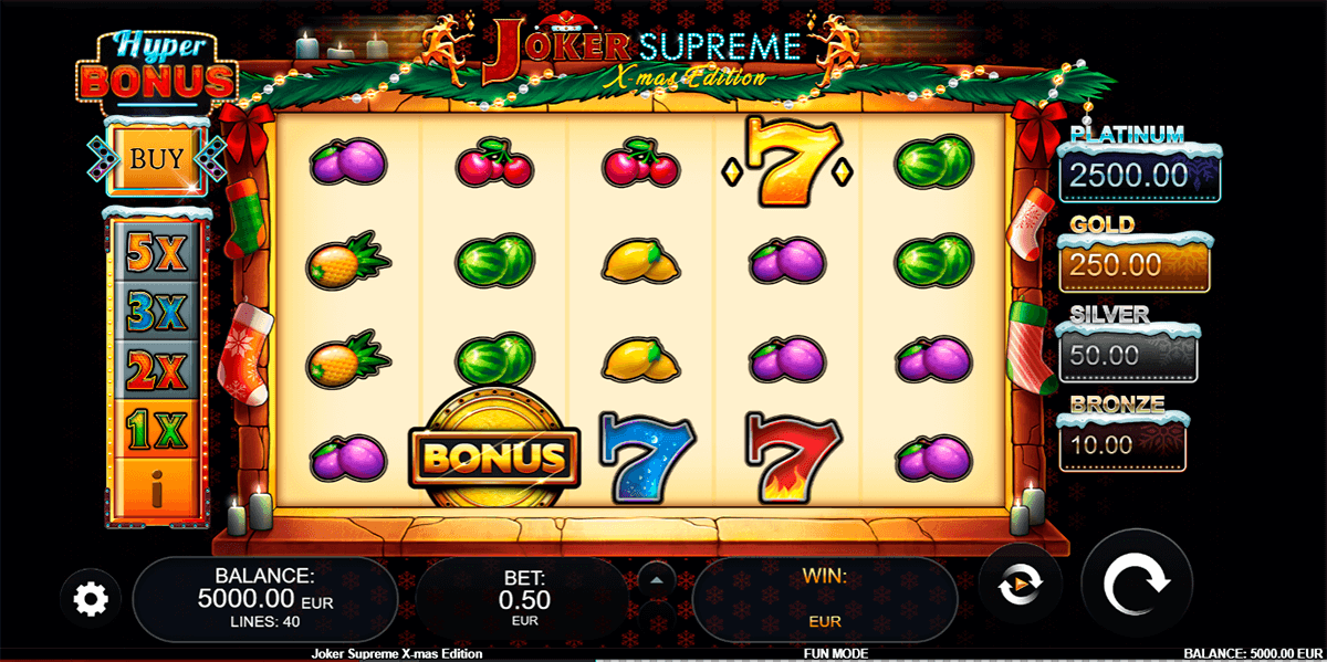 joker supreme xmas edition kalamba games casino slots 