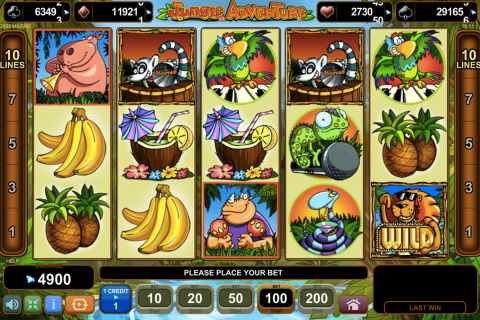 Jungle Adventure Egt Casino Slots 