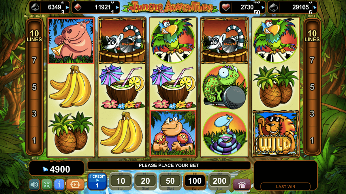 jungle adventure egt casino slots 
