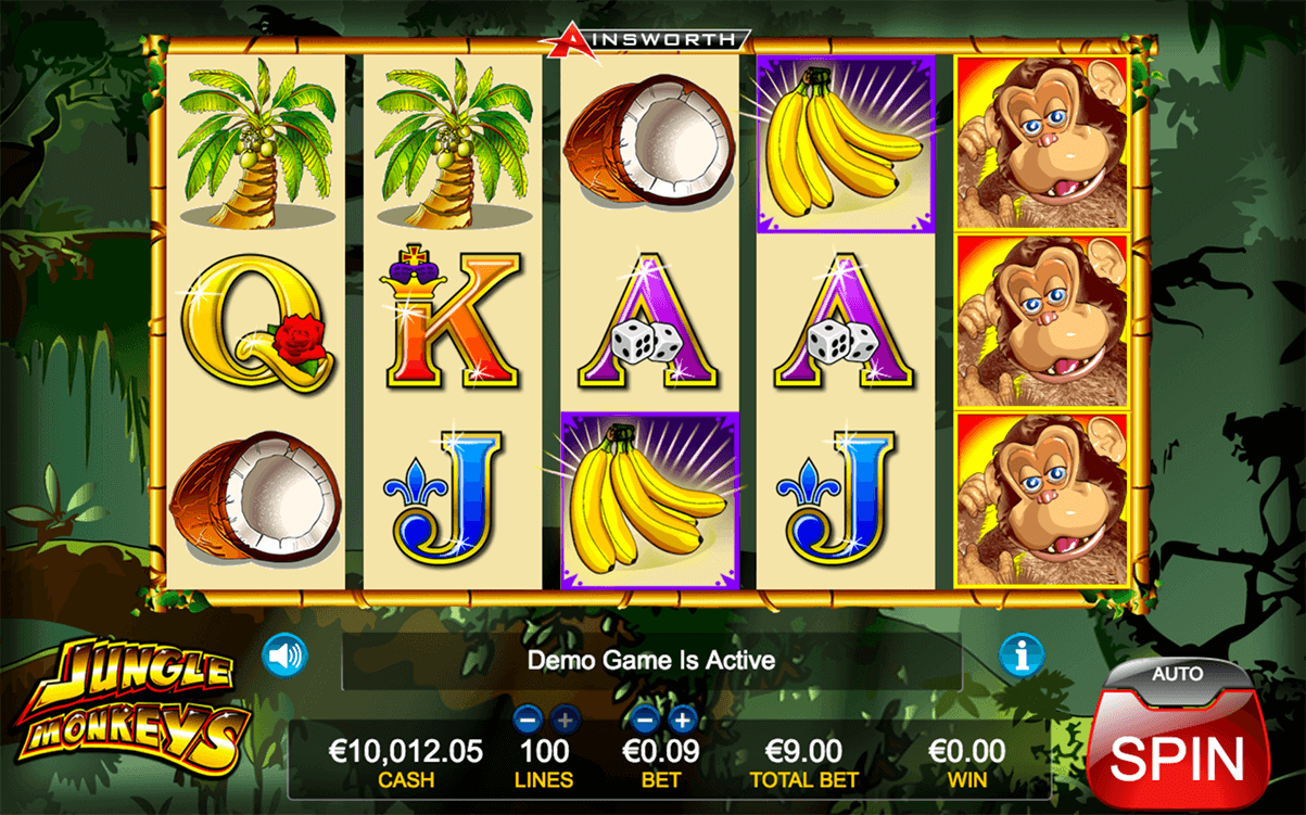 jungle monkeys ainsworth casino slots 
